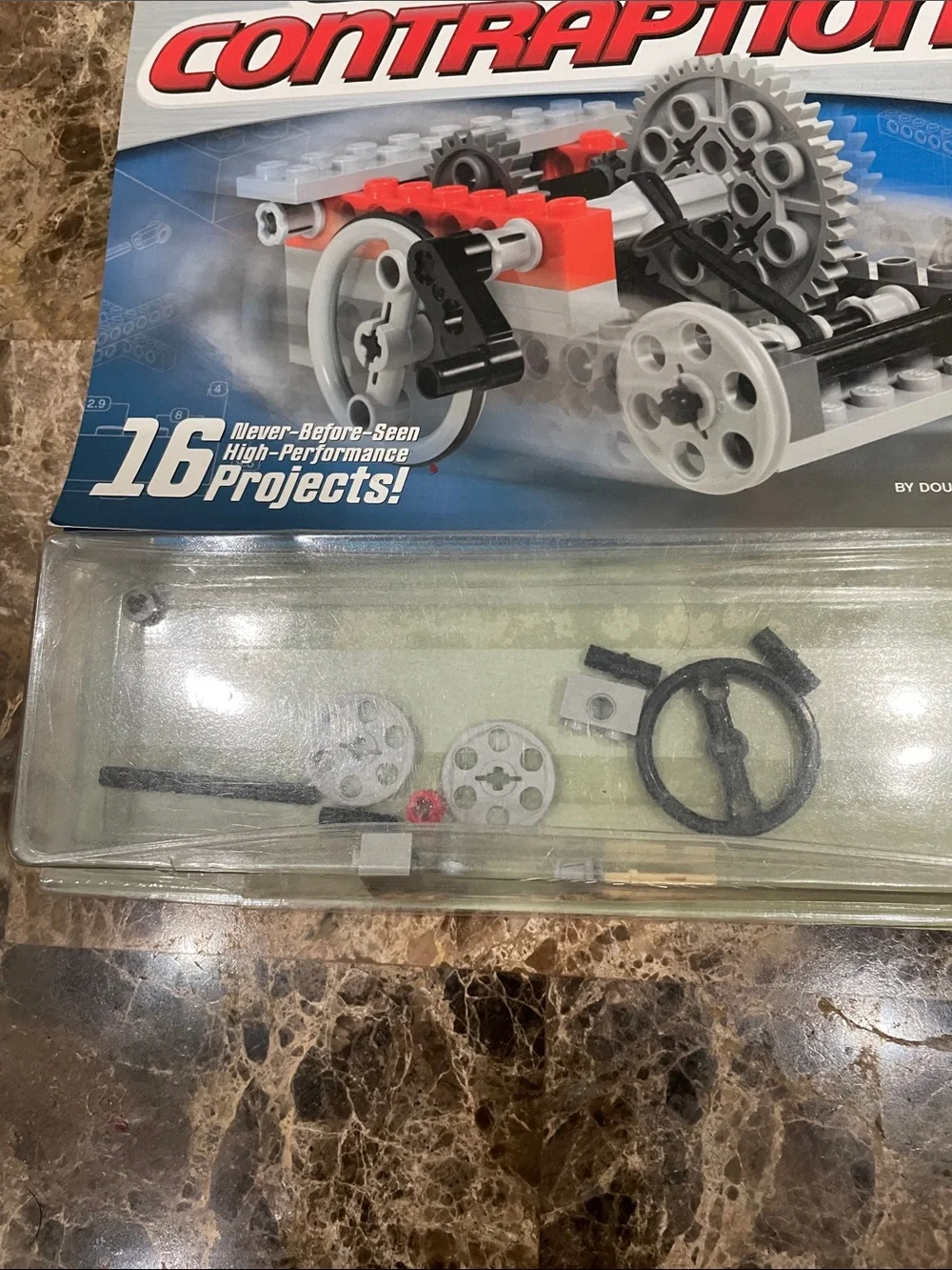 Lego Crazy Action Contraptions - White, Red, Black(parts are missing)